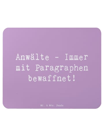 Mr. & Mrs. Panda Mauspad Spruch Anwalt Paragraphen mit Spruch in Lavendeltraum
