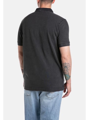Replay Poloshirt in schwarz