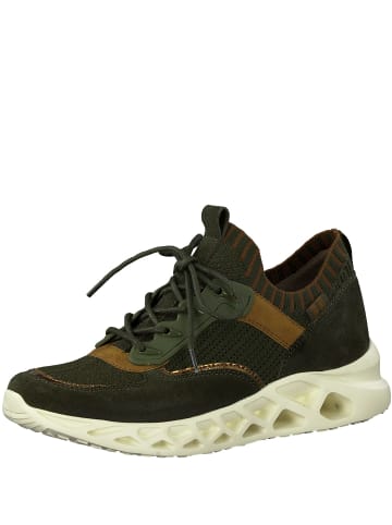 Jana Sportliche Slipper in Oliv