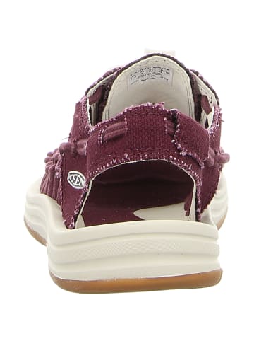 Keen Sandalen Uneek Canvas in fig/birch