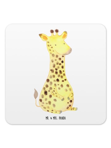 Mr. & Mrs. Panda Coaster Giraffe Zufrieden ohne Spruch in Weiß