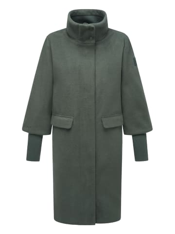 Navahoo Langmantel Polarblüte 14 in Stone Green