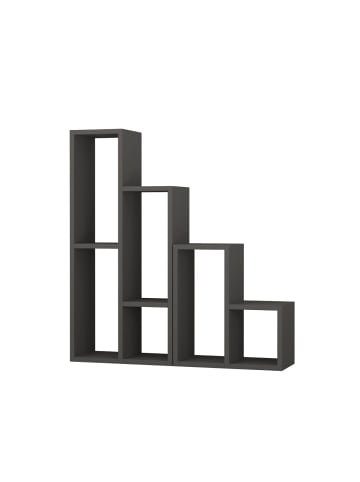 CALICOSY Regal SULE in Anthrazitgrau - (W) 42 x (H) 89 x (L) 20 cm