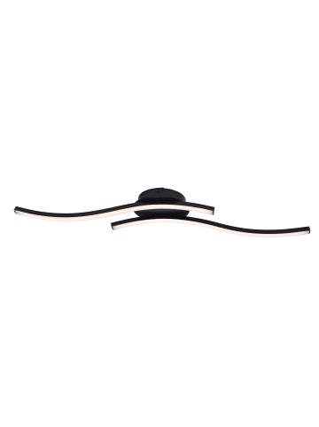 näve LED Deckenleuchte "ONDA" in schwarz - (L)65 cm x (B)13 cm x (H)7.3 cm - EEK F