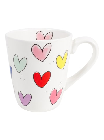 Blond Amsterdam Becher Herzen in Bunt - 350 ml