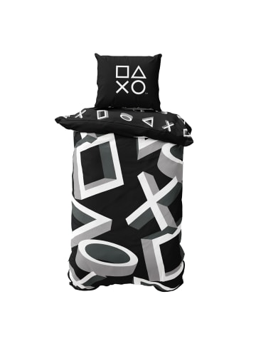PlayStation Bettwäsche-Set "PlayStation" in Schwarz / Weiß
