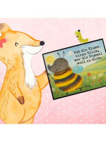 Mr. & Mrs. Panda Schreibunterlage Hummel flauschig Design mit Sp... in Weiß