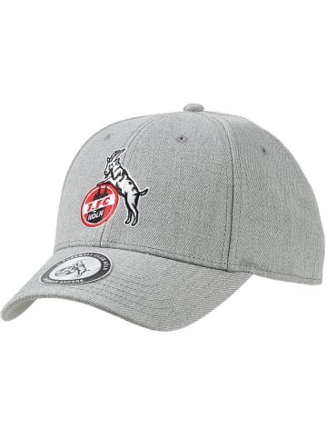 Fußballverein 1. FC Köln Cap "Cap Basic Logo" in Grau