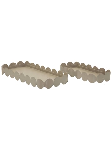 Mauro Ferretti Leere Metalltaschen, 2er-Set, 40×16,5×4,5 cm – 29×12×4,5 cm