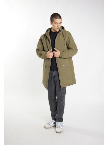TUFFSKULL Herren Wattierter Parka in Militäroliv