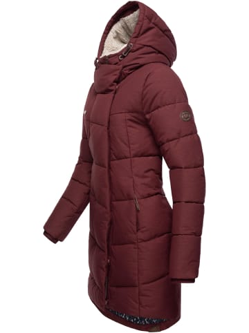 ragwear Wintermantel Pavla in Wine Red22