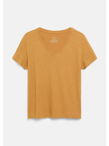 s.Oliver T-Shirt in 8488_goldgelb
