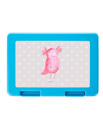 Mr. & Mrs. Panda Aufbewahrungsbox Axolotl Glücklich ohne Spruch in Grau Pastell