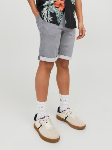 Jack & Jones Jeans Shorts Oberschenkellang JJIRICK in Grau