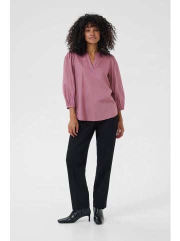 Kaffe Langarm-Bluse KAluise Regular fit in Tulipwood