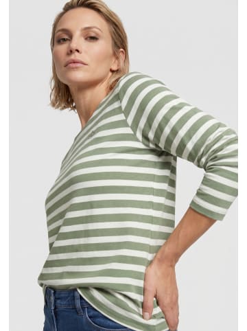 Olsen Langarmshirt Hannah in schilf ecru