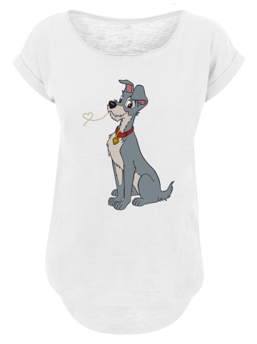 F4NT4STIC Long Cut T-Shirt Susi und Strolch Spaghetti Heart in weiß