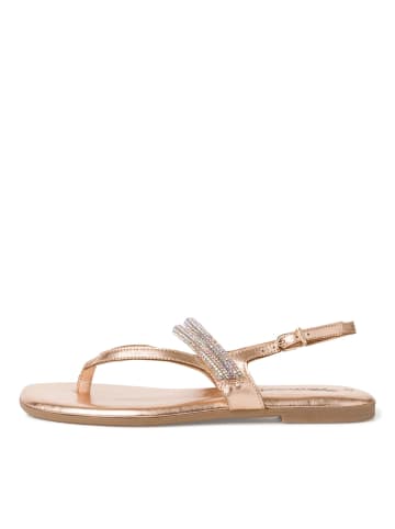 Tamaris Zehenstegsandalen in Gold