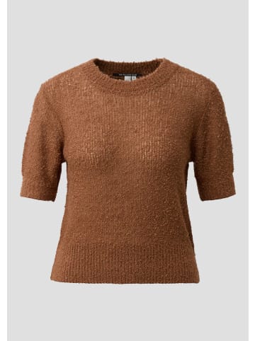 QS Strickpullover in 88W0_mokka
