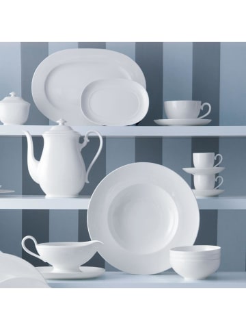 Villeroy & Boch 6er Set Café au lait Tasse Royal in Weiß 370 ml in weiß