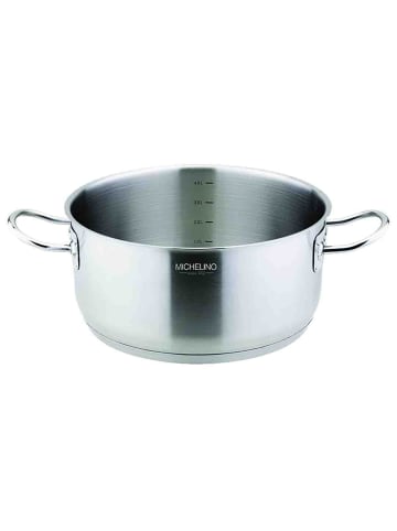 Michelino Kochtopf aus hochwertigem 18/10-Edelstahl in Silber