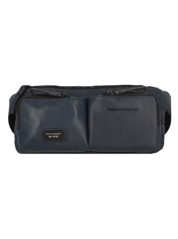 Piquadro Harper Gürteltasche Leder 32 cm in night blue