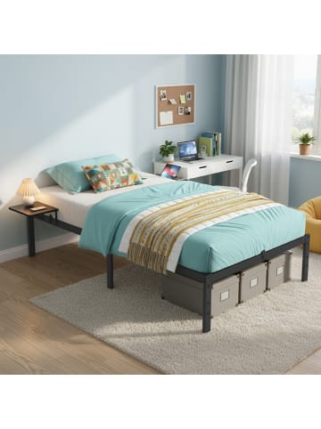 VASAGLE Bettgestell Conner in Schwarz - (B)91 x (H)41.8 x (T)201 cm