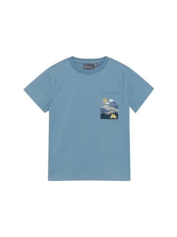 Color Kids Rundhalsshirt COTshirt W. PrintS/S in Blau