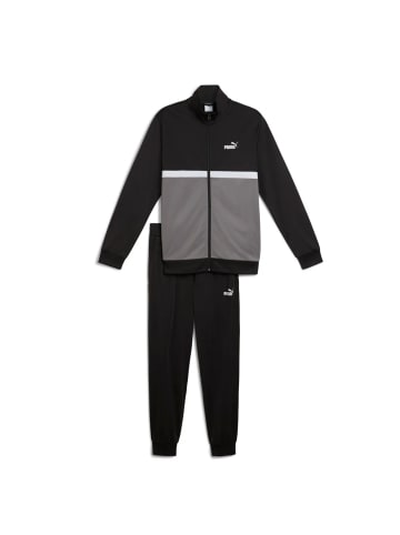 Puma Poly Colorblock Suit in Schwarz
