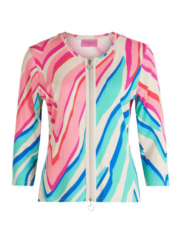 Betty Barclay Shirtjacke mit Rippenstruktur in Mint/Rosé