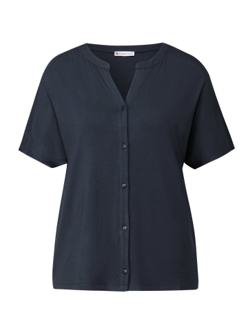 Cecil 'Shirt im Tunika-Look' Marineblau