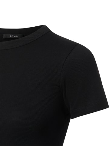 OPUS T-Shirt Samuna in schwarz