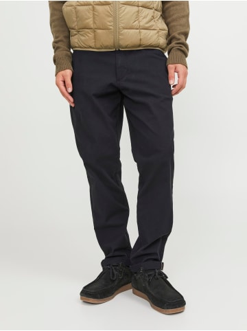 Jack & Jones Elegante Chino Hose Legere Business Stoffhose JPSTMARCO in Dunkelblau