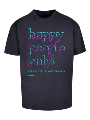 F4NT4STIC Heavy Oversize T-Shirt Happy people only New York in marineblau