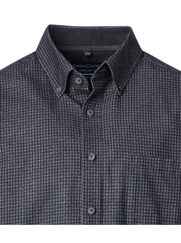 CASAMODA Freizeithemd in Grauschwarz