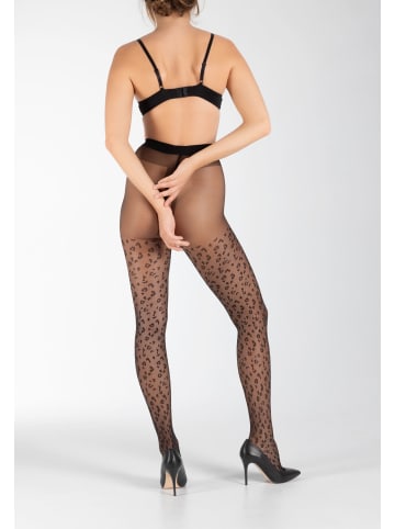 camano Strumpfhose leo 2er Pack fine fashion 20 Denier in black-leo