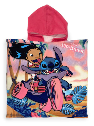 COFI 1453 Kinder-Badeponcho mit Kapuze Hoody Towel in Rot
