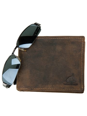 Greenburry Geldbörse Vintage Save in Sattelbraun