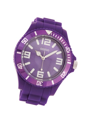 Oozoo Analog-Armbanduhr Oozoo Vintage Series lila extra groß (ca. 48mm)