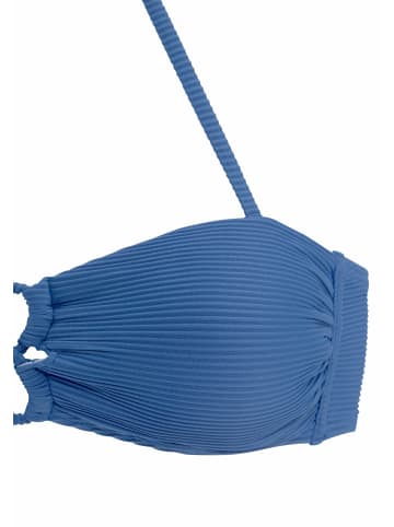 Sunseeker Bandeau-Bikini-Top in blau