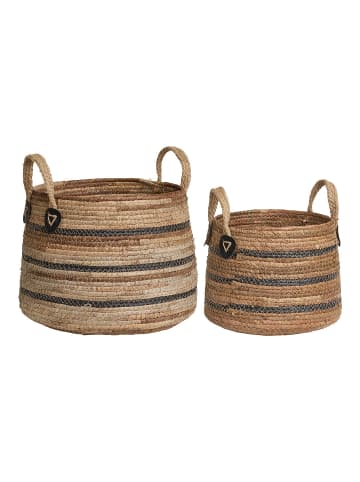 ebuy24 Körbe Erba 2er Set Natur 39 x 39 cm