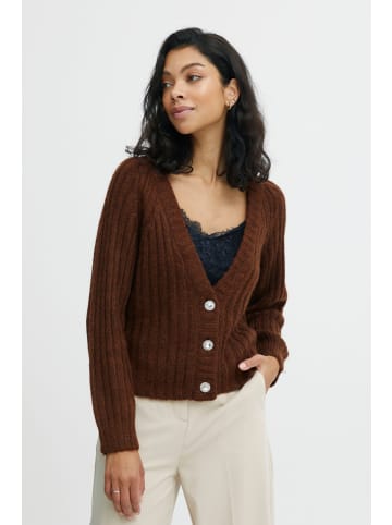 b.young Cardigan BYOKSANA SHORT CARDIGAN - 20810481 in braun