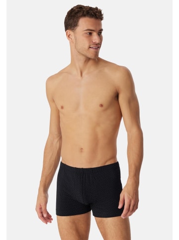 Schiesser Retro Short / Pant Cotton Casual Organic Cotton in Schwarz