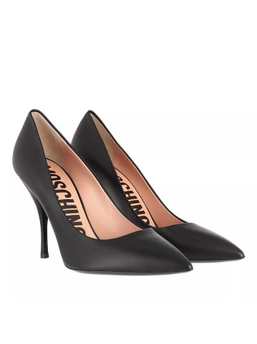 Moschino Shoe Vitello Nero in black