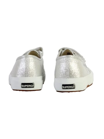 Superga Niedrige Sneakers mit Klettverschluss Straps Klinge Grau