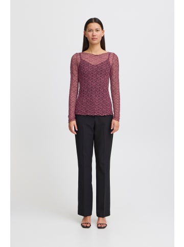 ICHI Langarm-Shirt IHPERLA Slim fit in Fig