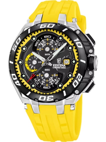 Festina Herren-Chronograph Chrono Bike Silikon Gelb