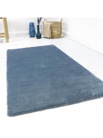 ESPRIT Hochflorteppich #loft in blau