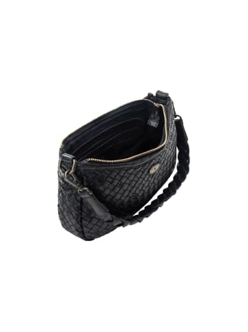 DreiMaster Vintage Handtasche Aus Leder in Schwarz