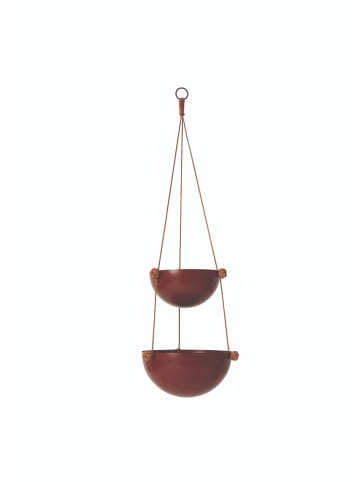 OYOY Aufhängungskorb Pif Paf Puf Hanging Storage - 2 Bowls in Nutmeg